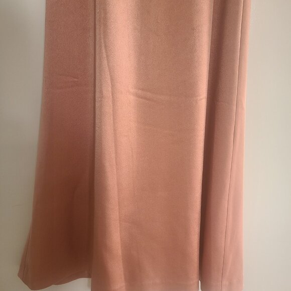 ALICE + OLIVIA Julietta V-Neck Blush Pink Slip Maxi Dress Burnt Rose Pink Size 0 - Picture 5 of 8